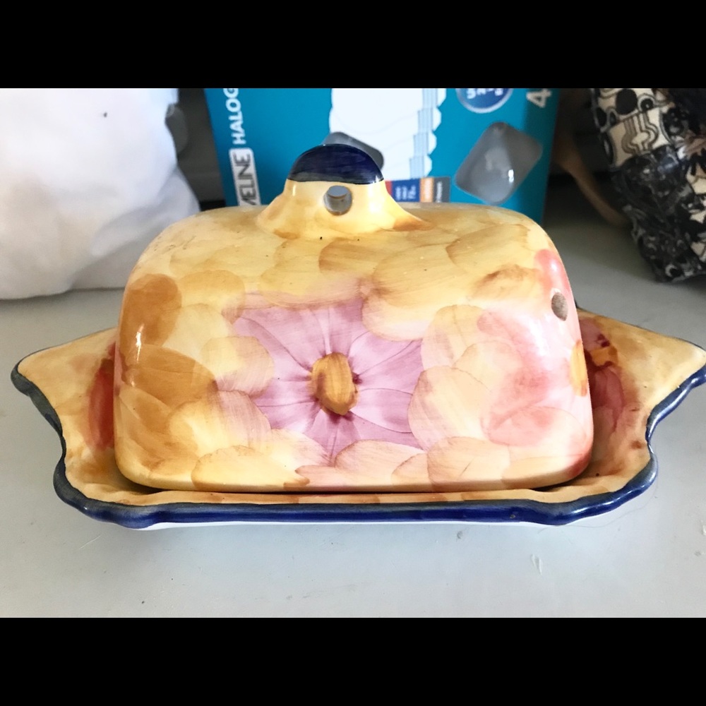 Cheese saver dish with Cover